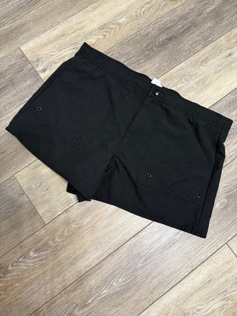 #4)  Women's Black Athletic Shorts with Utility Pockets